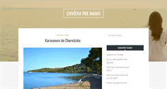 Desktop Screenshot of chvilkapremamu.sk